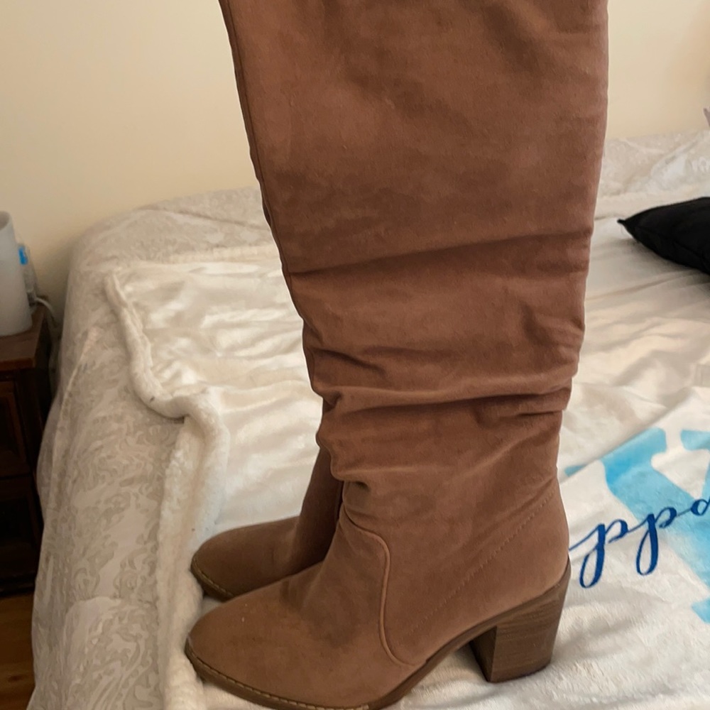 Tan boots